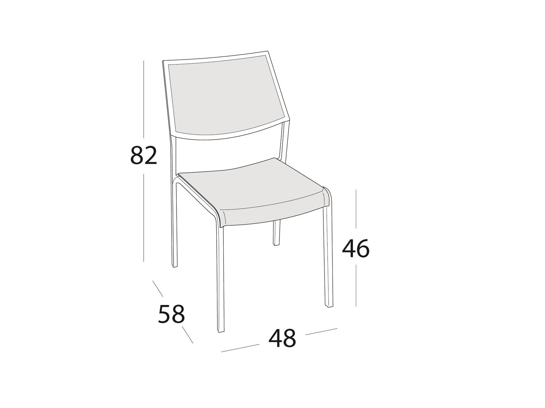 Алюминиевый садовый стул Roberti Samba Rio ARCH-00024232 - Вид №4