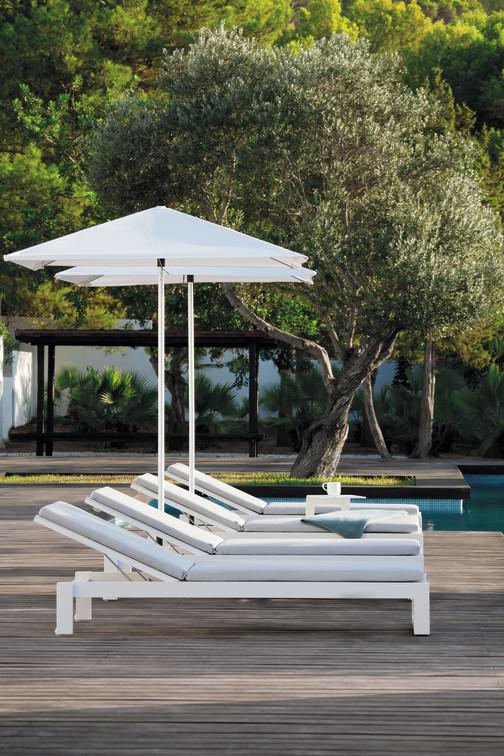 Шезлонг лава f10 текстиль черный Manutti Fuse MNST926 - Вид №5