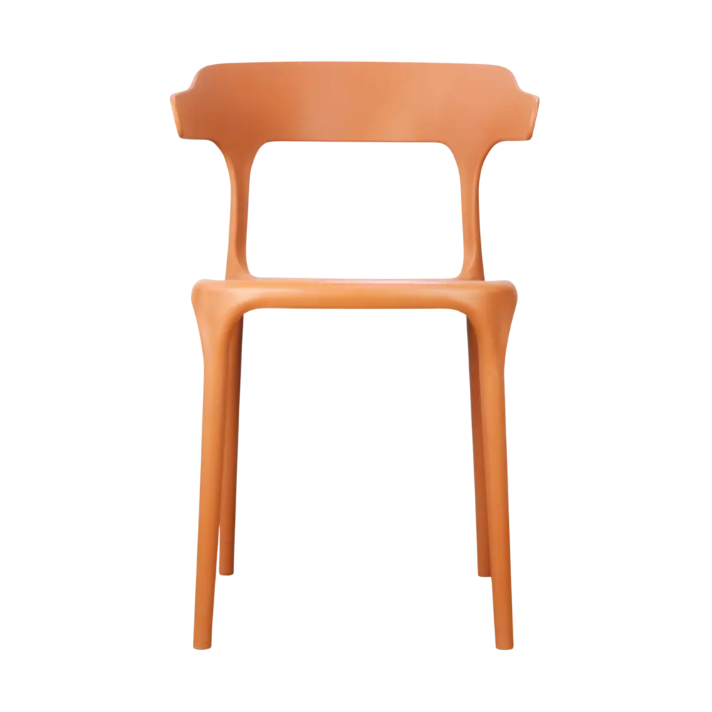 Кухонный стул Treet Roero 48x74x46.5 см каркас пластик спинка полипропилен цвет терракотовый STLM-2062031 - Вид №5