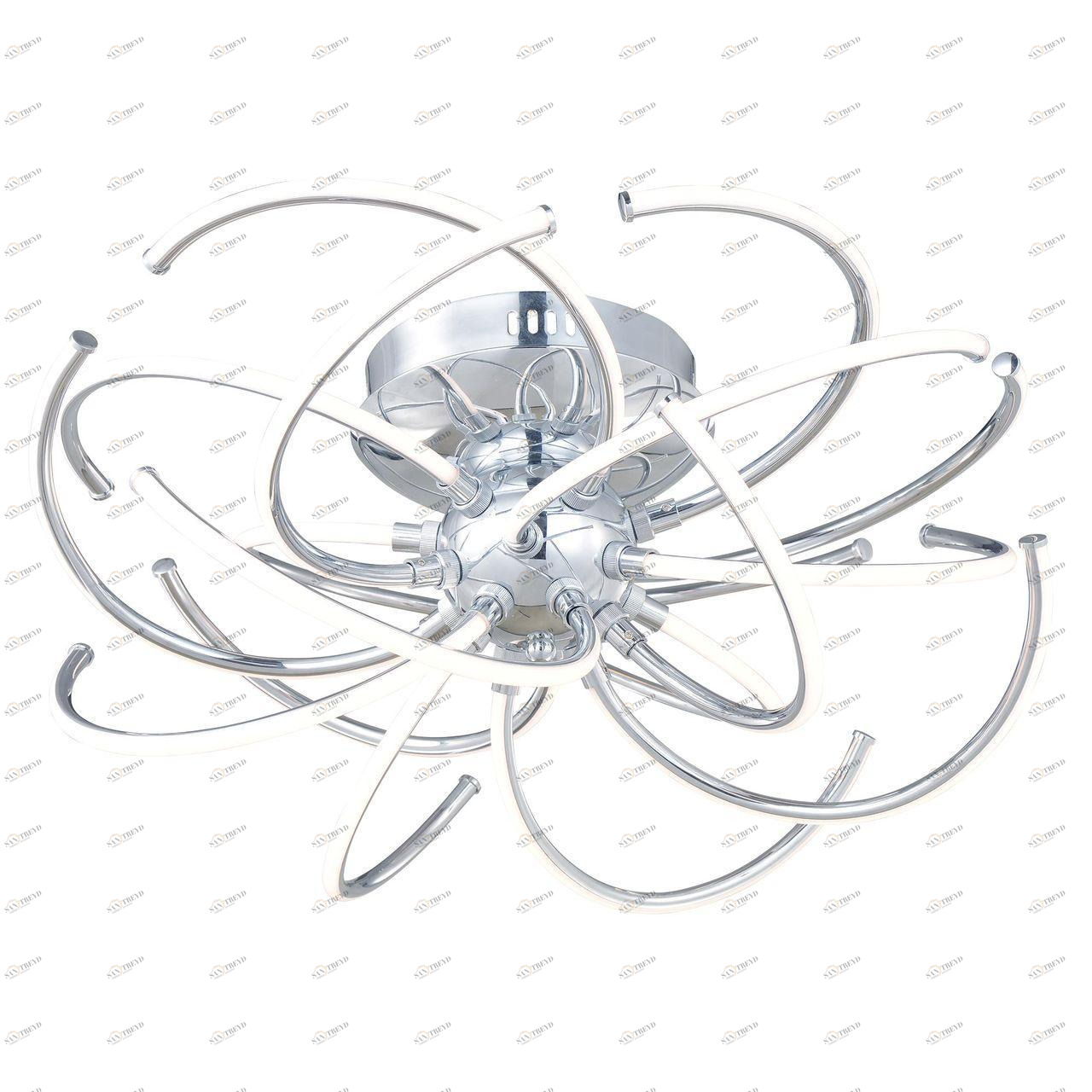 Потолочная светодиодная люстра Citilux Андромеда CL224121 CITILUX АНДРОМЕДА 183627 Хром 