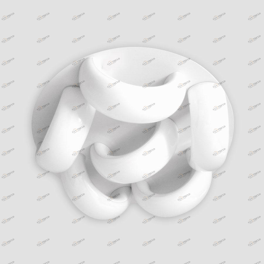 Потолочная светодиодная люстра Ambrella light Orbital Cloud FC12/6 WH 120W D650 AMBRELLA LIGHT ORBITAL CLOUD 220088 Белый 
