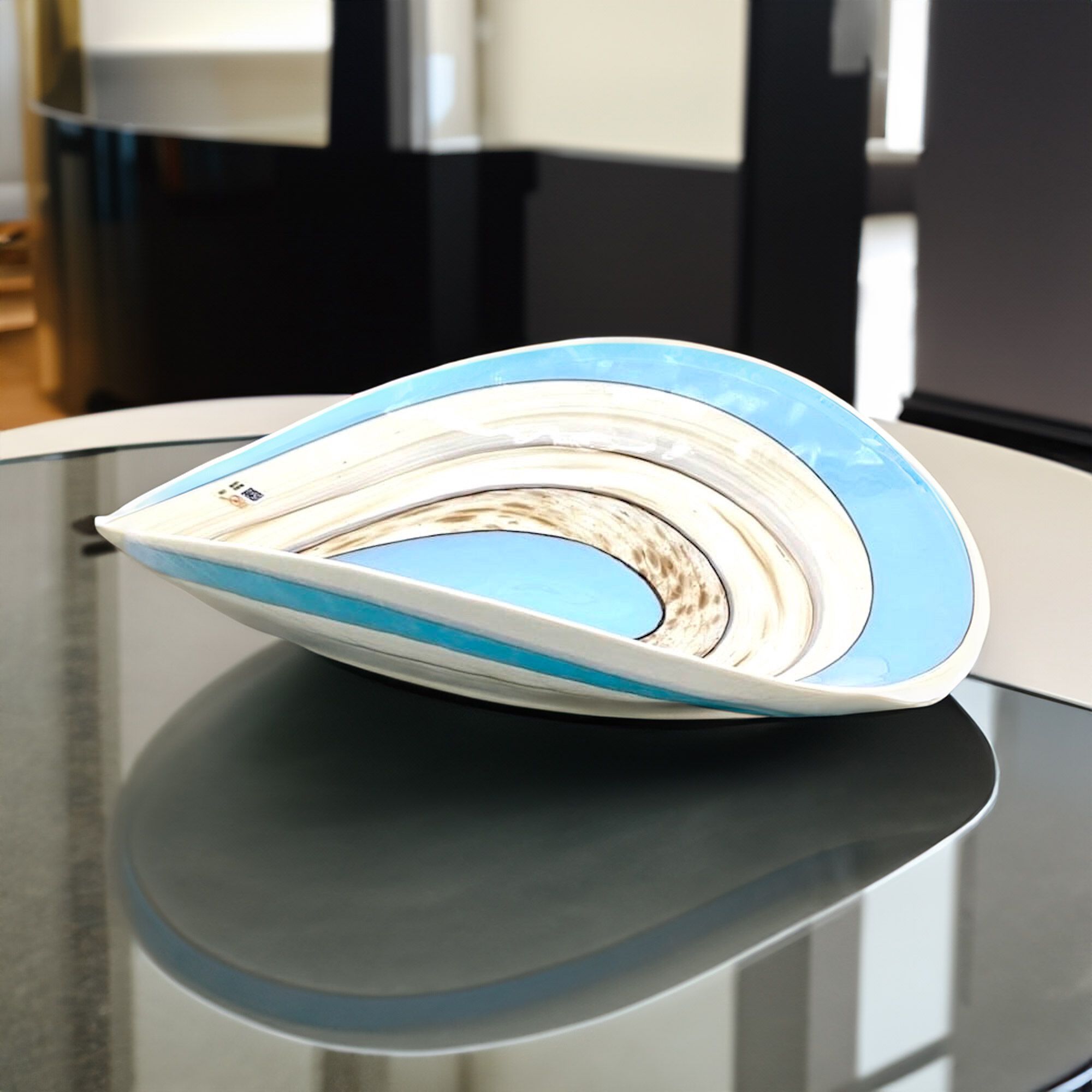 Тарелка для фруктов из муранского стекла ручной работы YourMurano Decorative Plates ARCH-00083524 - Вид №1