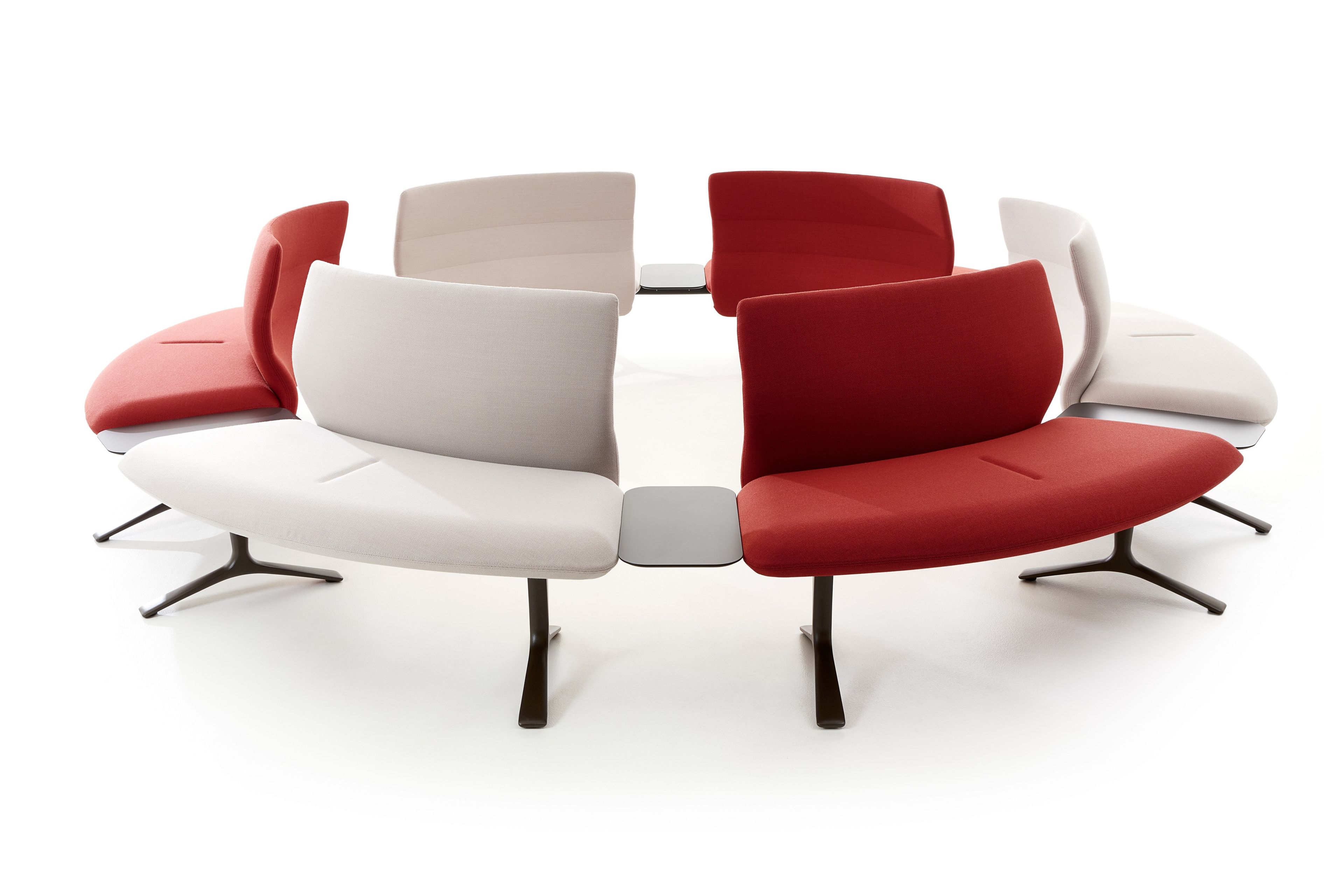 Тканевый изогнутый модульный диван VAGHI Mewa ARCH-00014922 - Вид №1