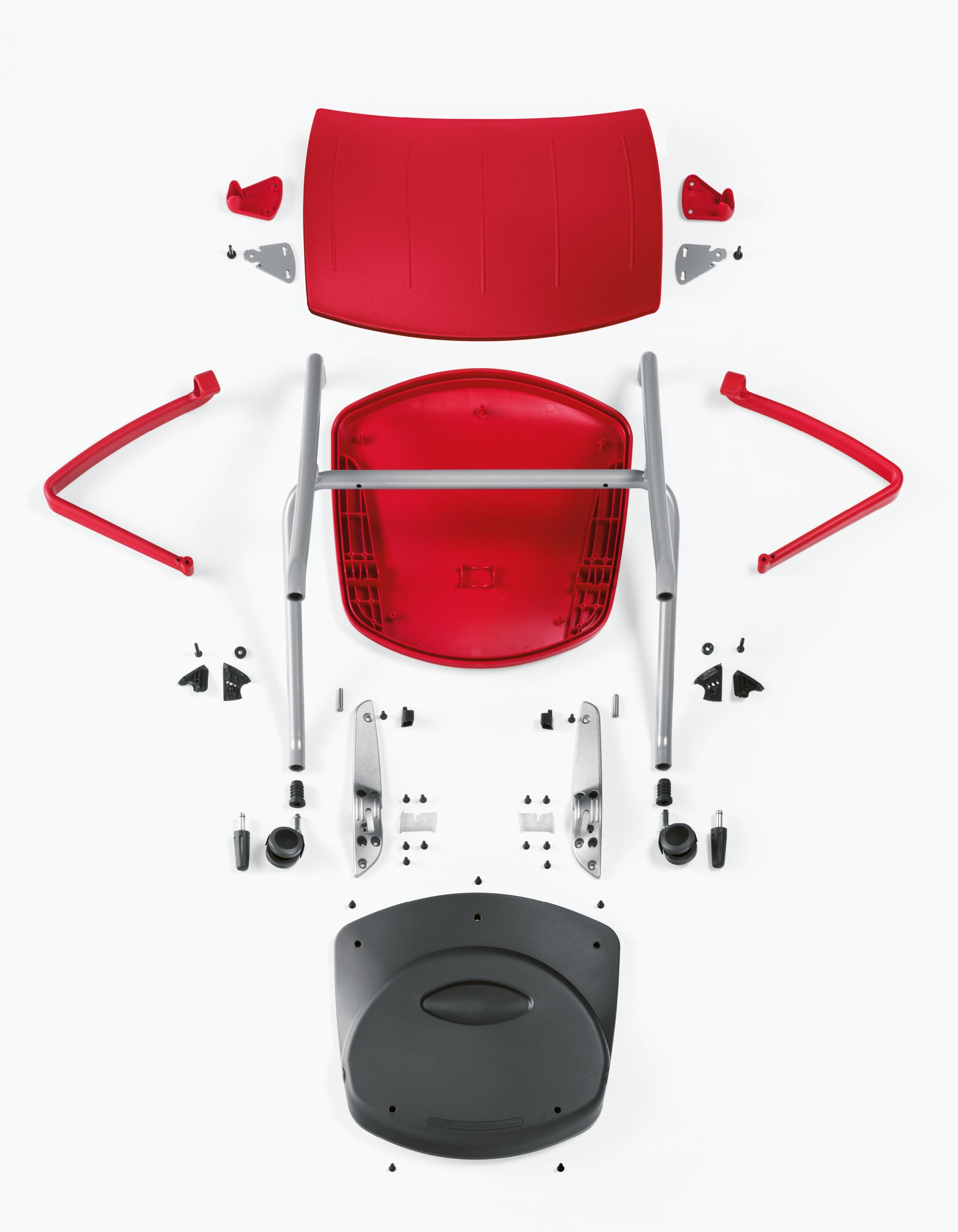 Стул с колесами с подлокотниками Sesta Q-Go ARCH-00143561 - Вид №2