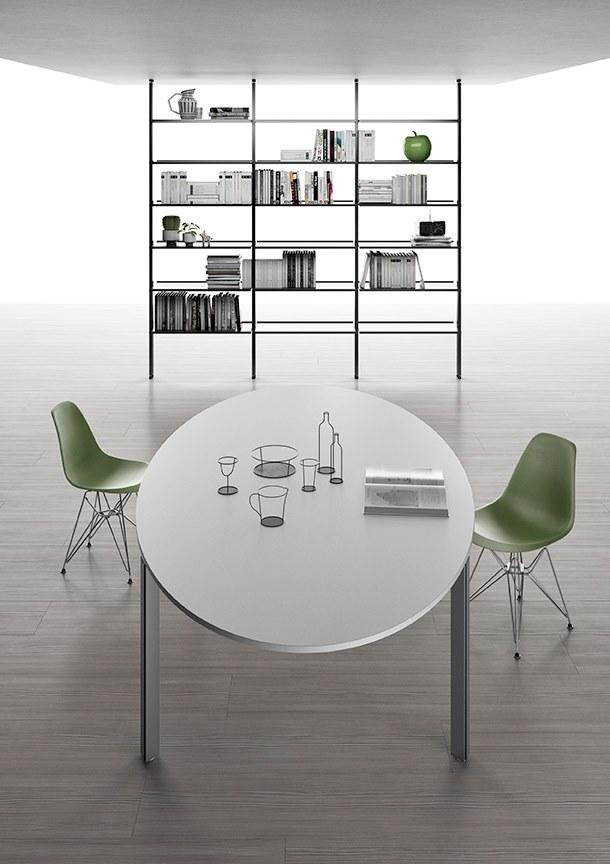 Citterio Круглый алюминиевый стол для переговоров Point sun-id-1495345 - Вид №1