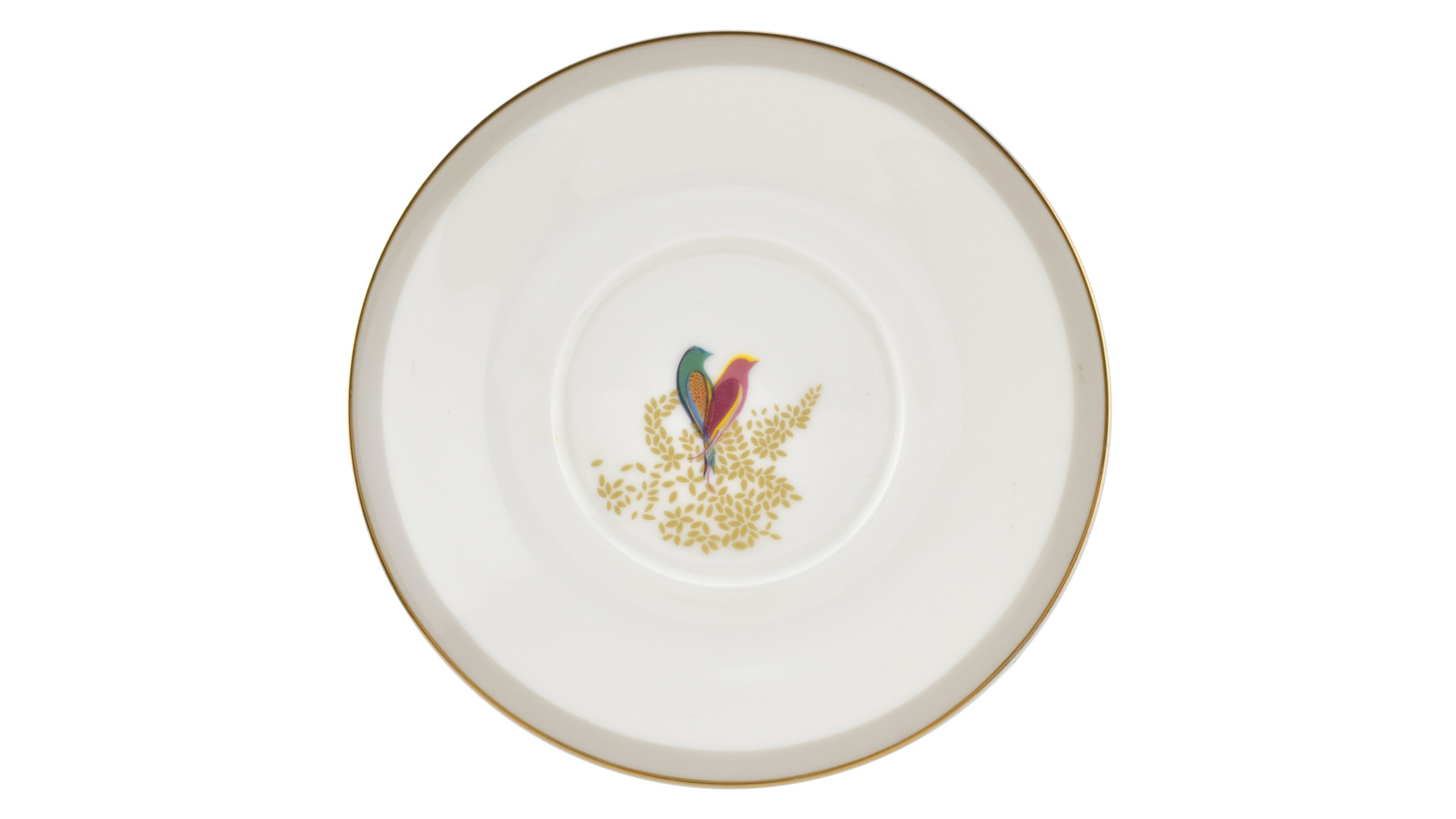 10655910 Portmeirion Чашка чайная с блюдцем Portmeirion "Сара Миллер.Челси" 200мл (светло-серая) Фарфор  - Вид №1