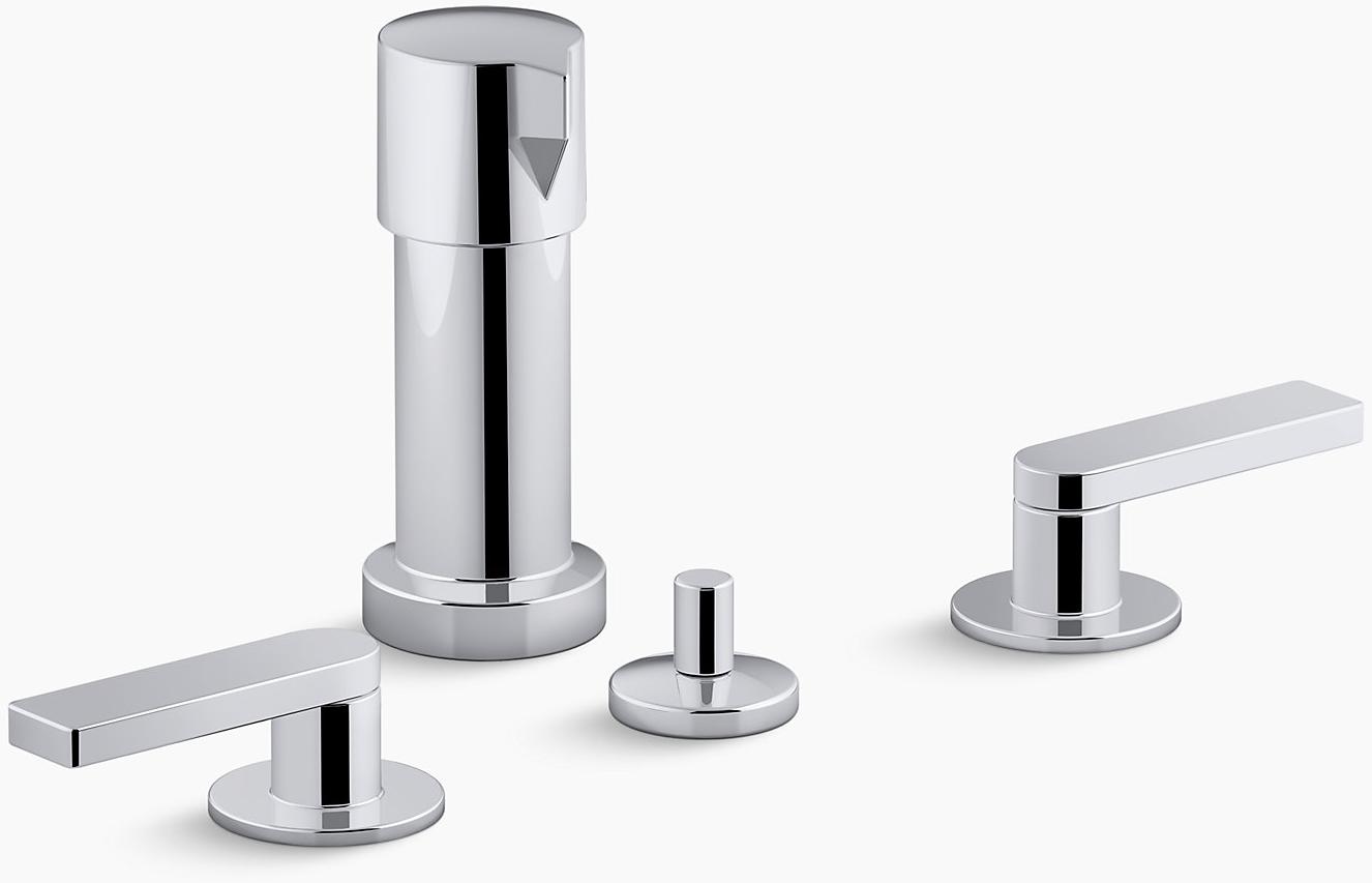 KOHLER Composed Смеситель для биде с рычажными ручками K-73077-4-TT  - Вид №1