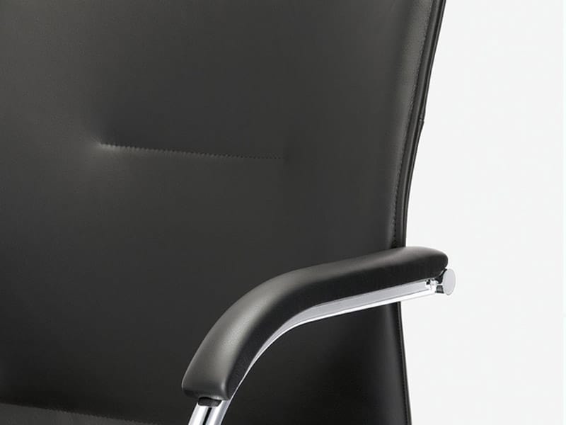 Кожаный консольный штабелируемый стул с подлокотниками Brunner ARCH-00021895 - Вид №4