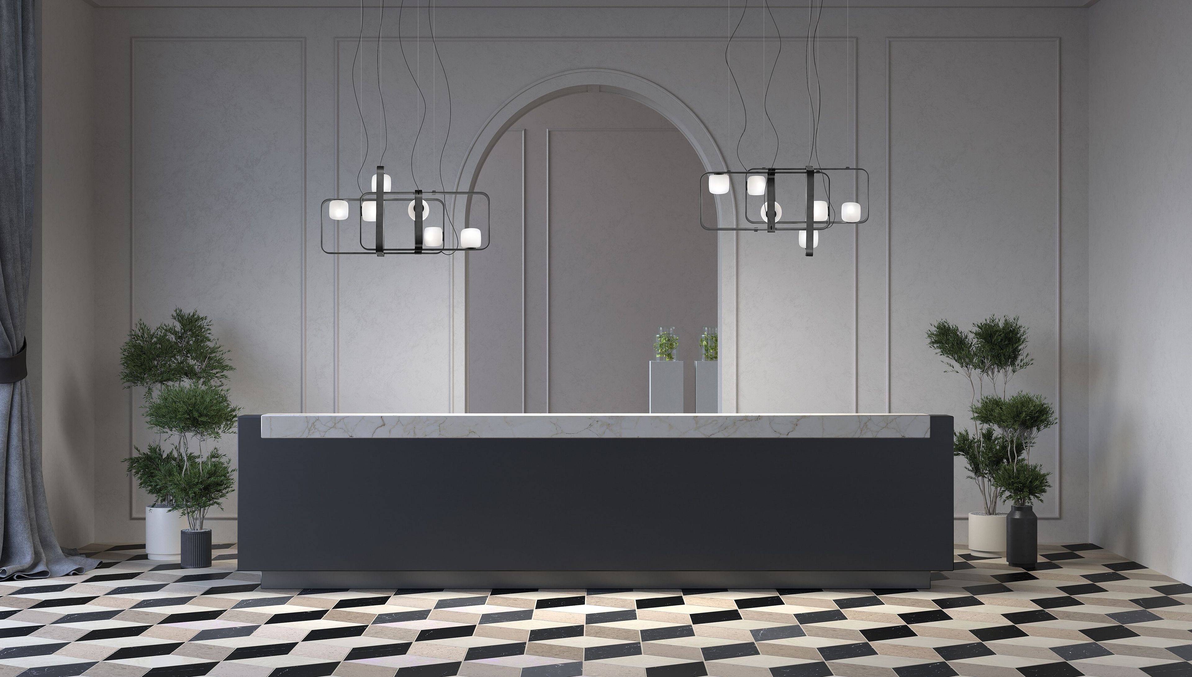 Металлический подвесной светильник Vetreria Vistosi Groove ARCH-00025114 - Вид №2