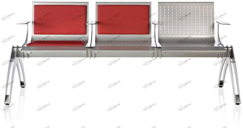 ALMA DESIGN Сиденье на стальной балке с подлокотниками Terminal sun-id-1403000