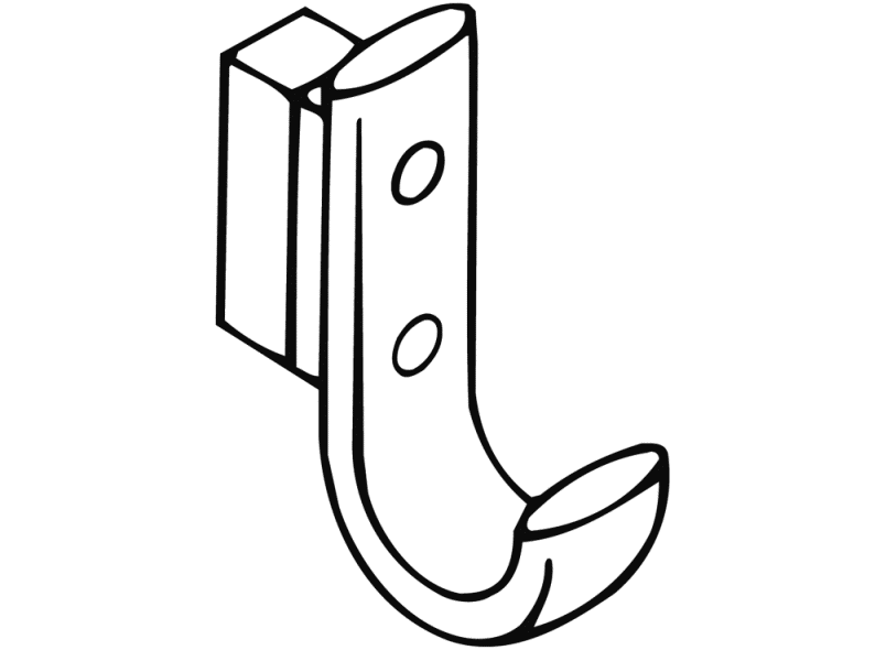 477.90B061 крючок для одежды HEWI Edition matt | Polyamid  - Вид №17