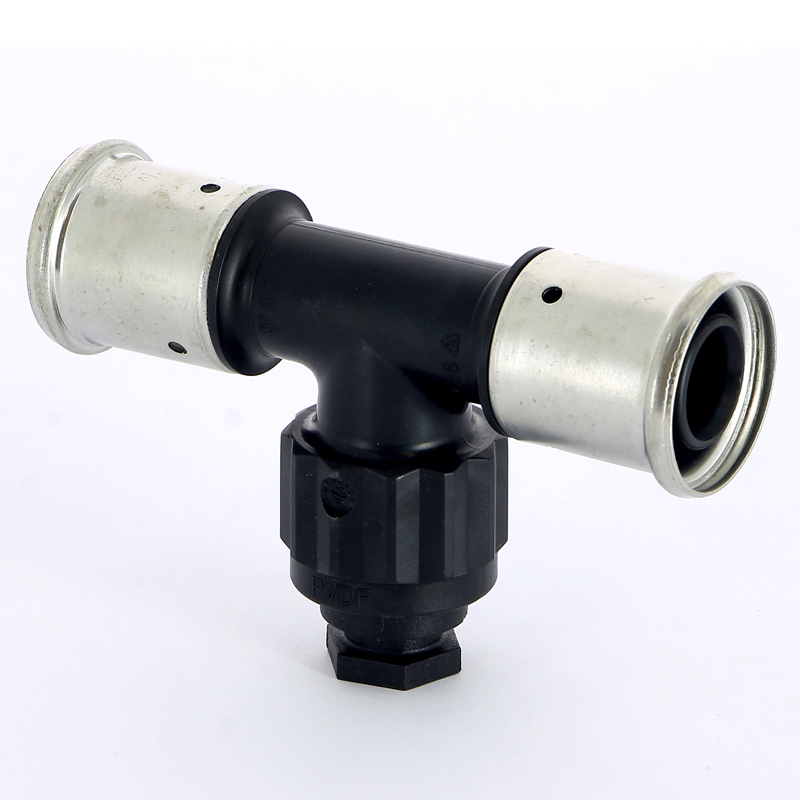 Тройник пресс-В PVDF HENCO 20x3/4"x20 13PK200520 - Вид №4