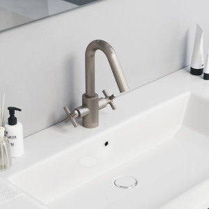 280210000 Nickel смеситель для умывальника Damixa Neo Classic