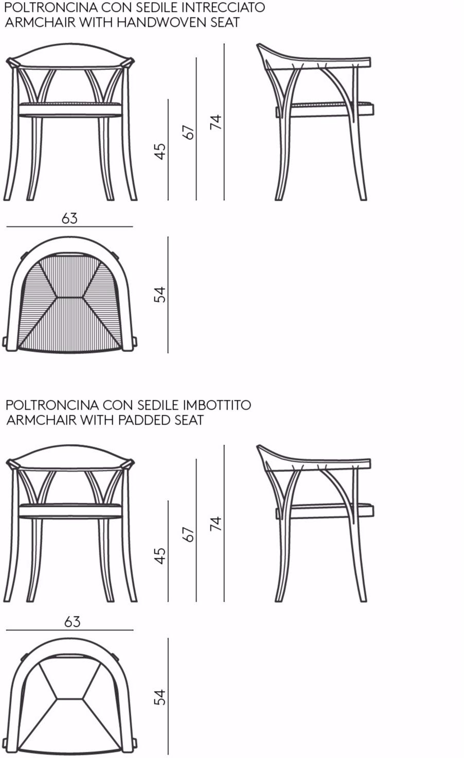 DE PADOVA Стул из бука sun-id-1431862 - Вид №2