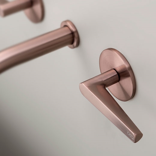 Настенный двойной ручки смеситель с носиком L. 125 мм  FLG09 CEADESIGN  - Вид №3