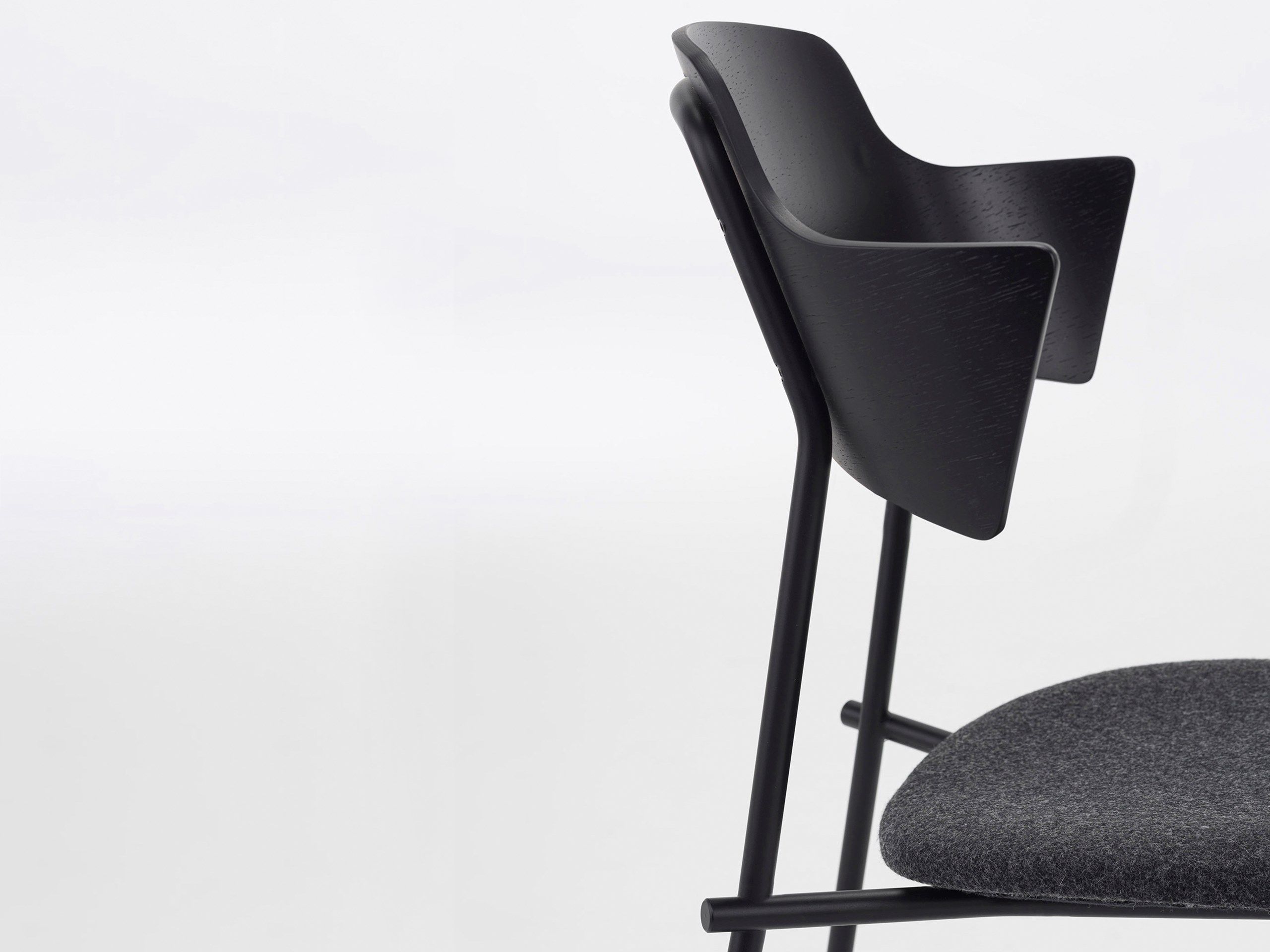 Стул с открытой спинкой и мягким сиденьем prostoria штамм ARCH-00036591 - Вид №3