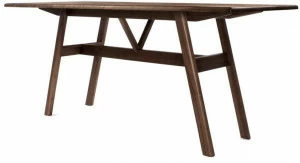 BassamFellows Прямоугольный высокий стол из массива дерева Kant Cb-393-90h