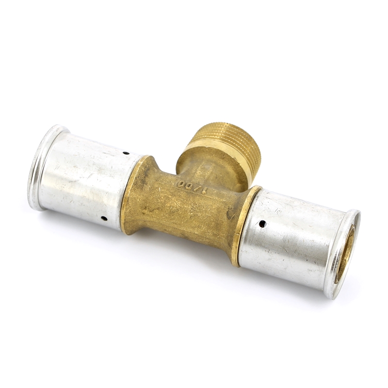 Тройник НР пресс HENCO 32x1"x32 14P320632 - Вид №3