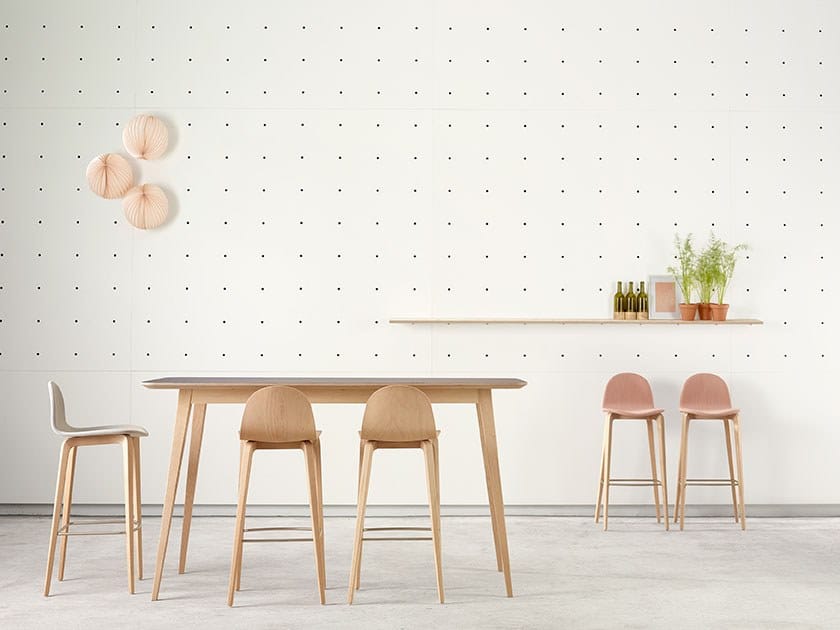 Высокий прямоугольный стол из бука ONDARRETA Боб ARCH-00030111 - Вид №3