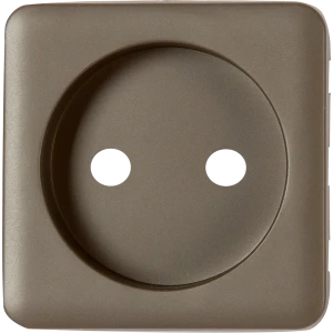 Накладка для розетки без заземления Lexman Cosy, цвет шоколадный 13453762 STLM-2193117
