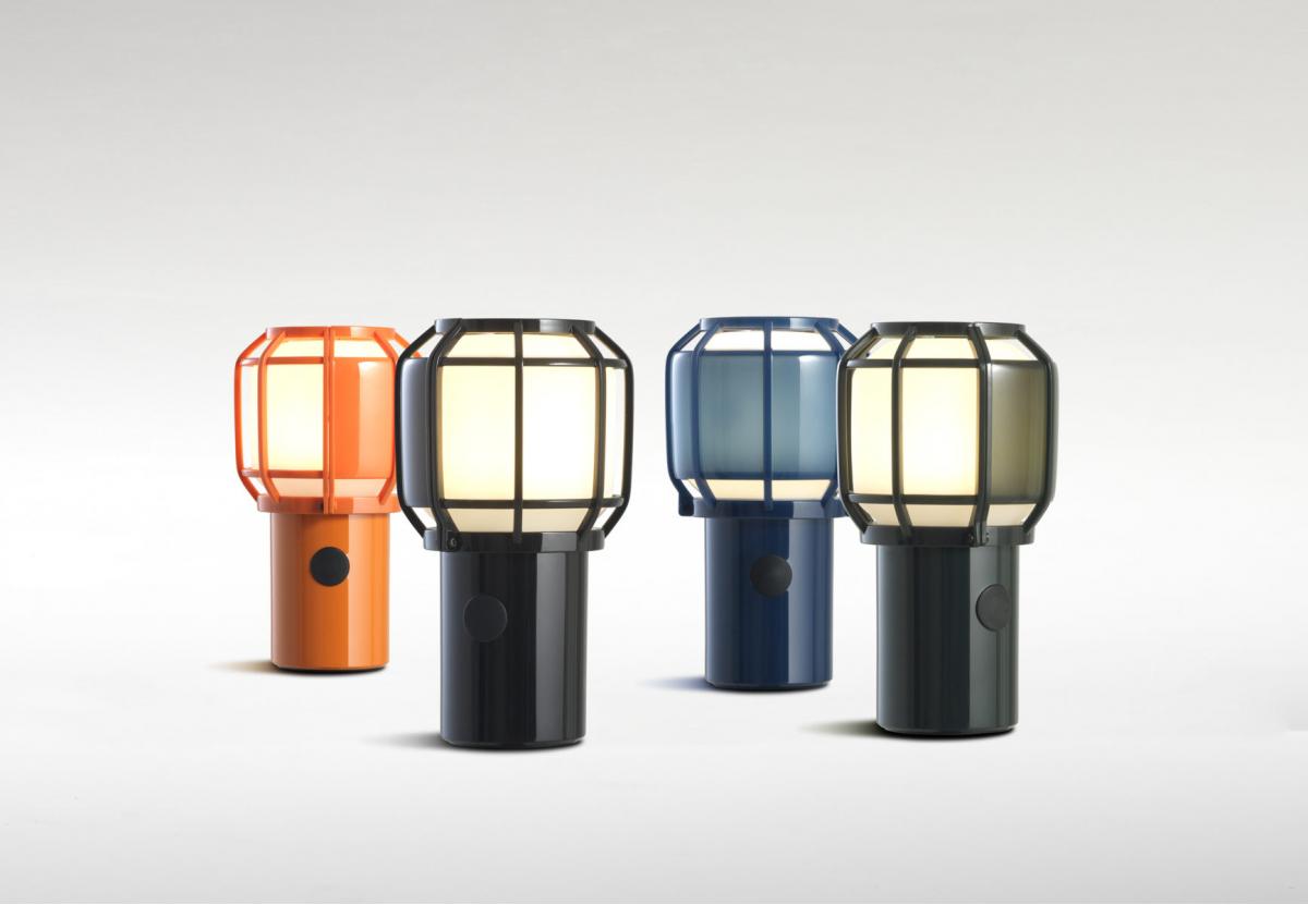 096324 Переносной светильник зеленый Marset Chispa 