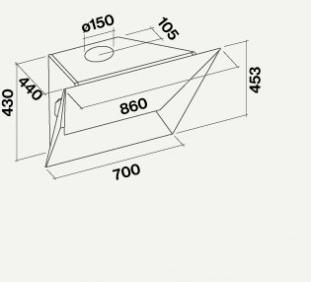 Falmec Настенная вытяжка из закаленного стекла Design sun-id-1452024 - Вид №3