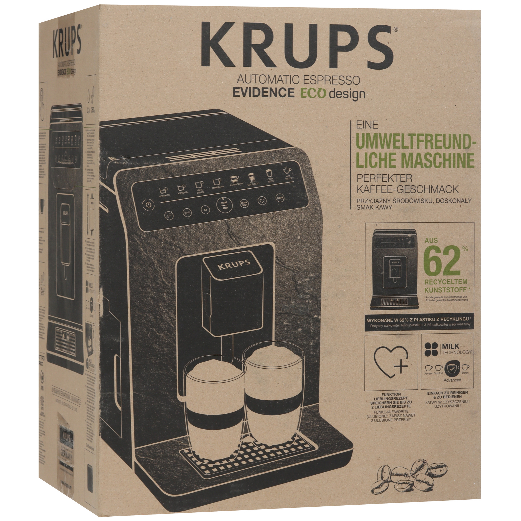 5488483 Кофемашина автоматическая Krups EA 897B10 черный STDN-0109774 - Вид №9