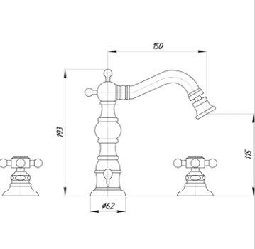 ML.ARC-8312.DO Смеситель Migliore Arcadia - Вид №1