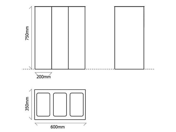 Стальная корзина для мусора для утилизации отходов Studio Città ECO BIN ARCH-00062260 - Вид №4