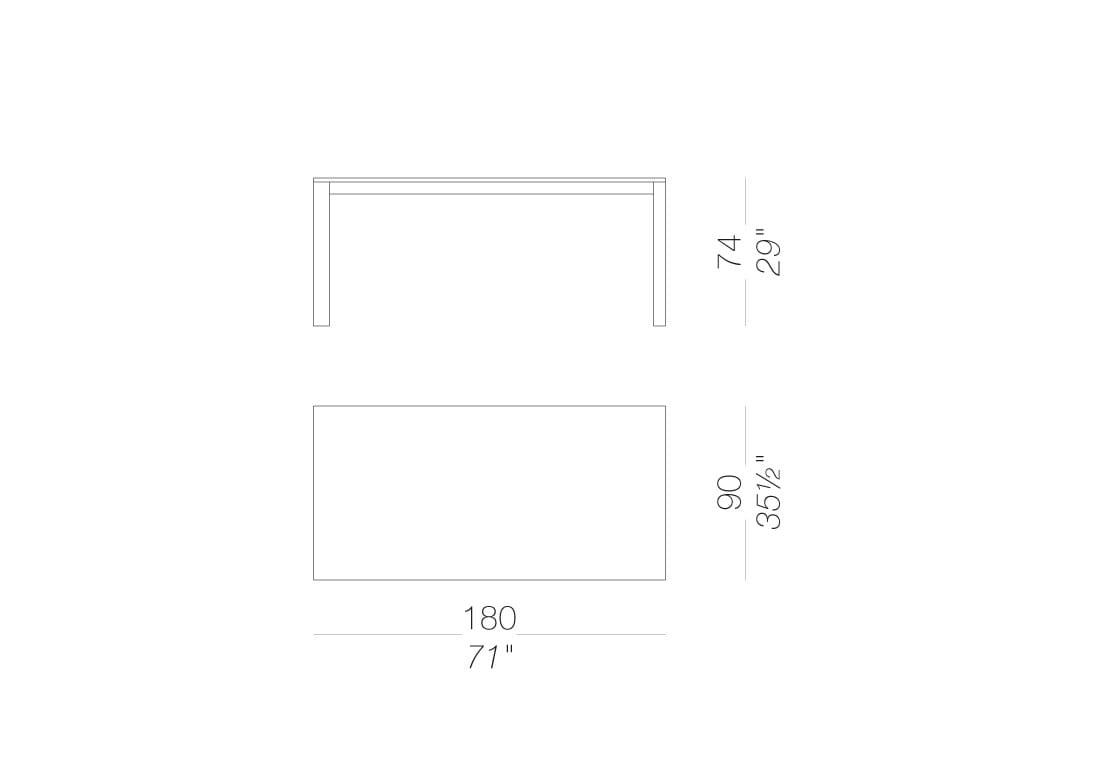 Прямоугольный садовый стол Lapalma APTA OUTDOOR ARCH-00090097 - Вид №8