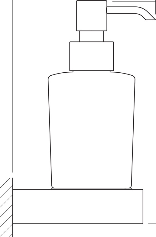 8333 Держатель с дозатором жидкого мыла ARTWELLE Regen - Вид №1