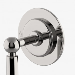 LD2T10 Облицовка двухходового переключающего клапана Ludlow для термостата с графикой и рычажной ручкой Waterworks