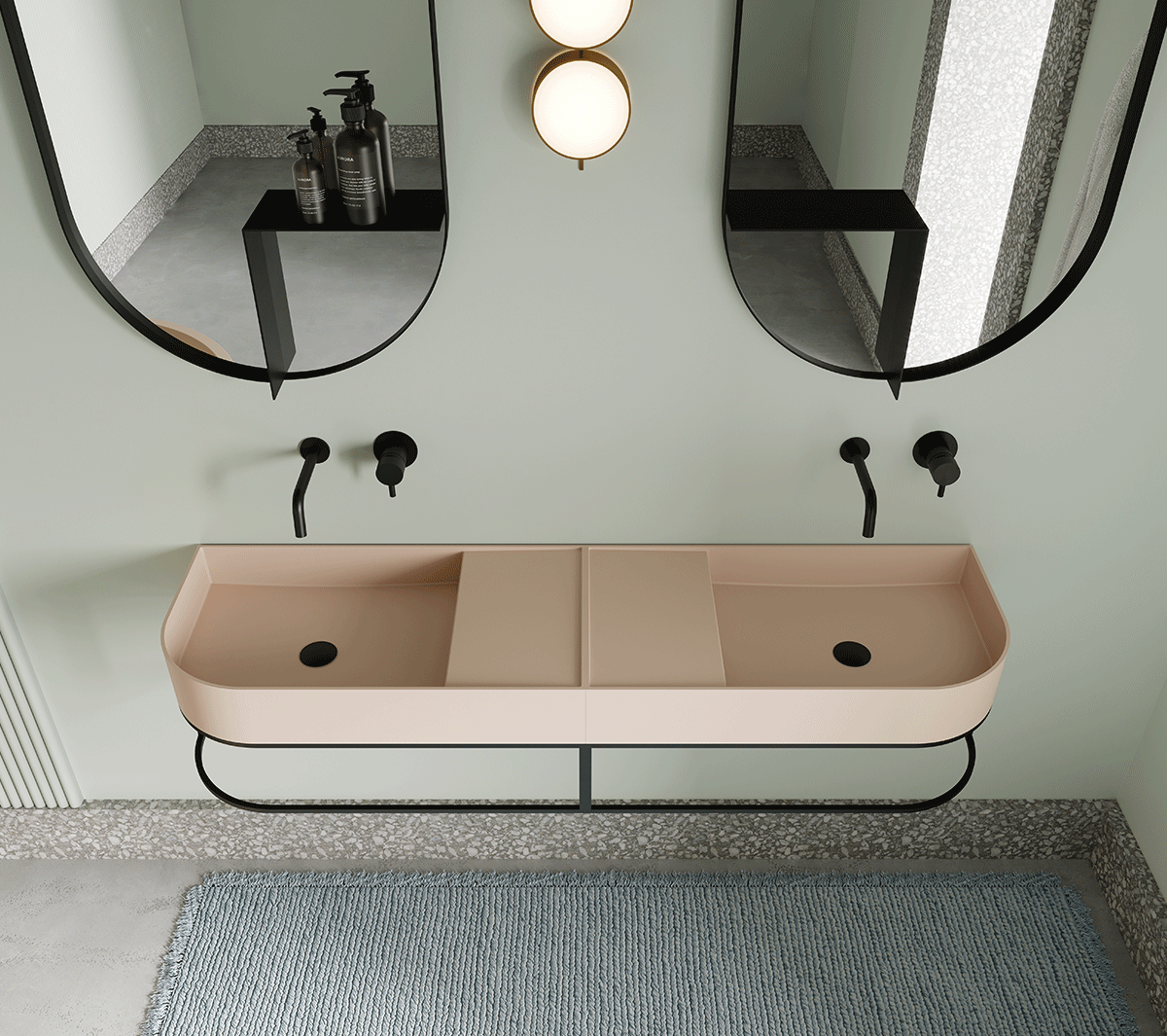 com_EXLAV70SXNOU Накладная раковина на столешницу  прямоугольная Ex.T Nouveau - Вид №1