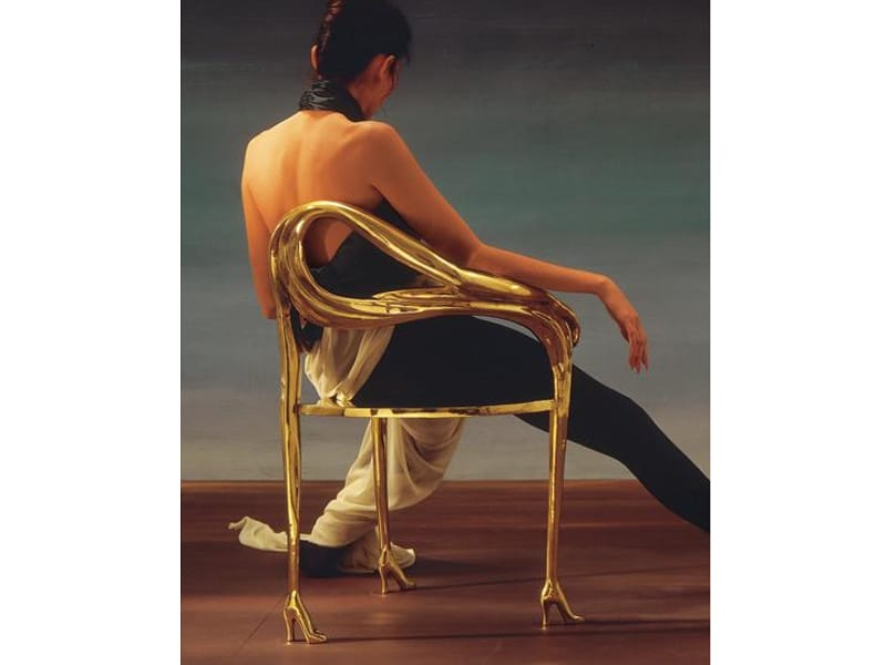 Латунный стул с подлокотниками BD Barcelona дали ARCH-00059423 - Вид №9