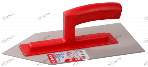 Терка штукатурная ударопрочная с уголком 140х280мм с пластмассовой ручкой Зубр 12340