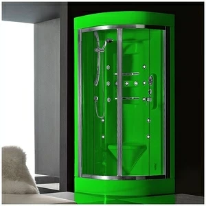 Душевая кабина Gruppo treesse Acquazzurra 90 STI-B7596D-ZE белая с гидромассажем угловая правая