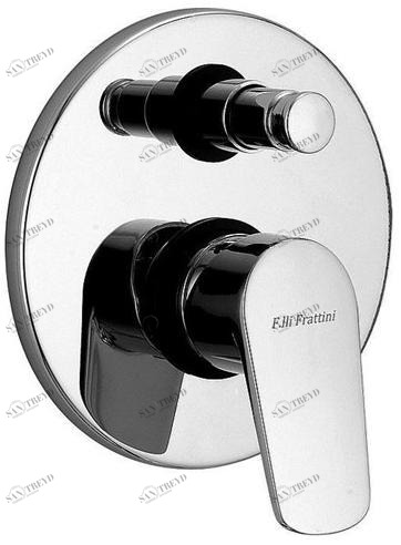 Rubinetterie Frattini Встраиваемый однорычажный смеситель с автоматическим переключателем Espresso sun-id-1500242