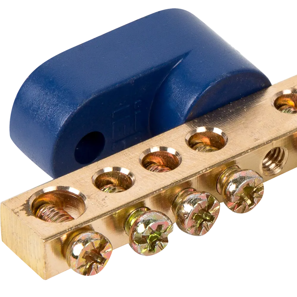 Нулевая шина IEK ШНИ-6х9-8 с угловым изолятором 12728496 STLM-1509392 - Вид №1