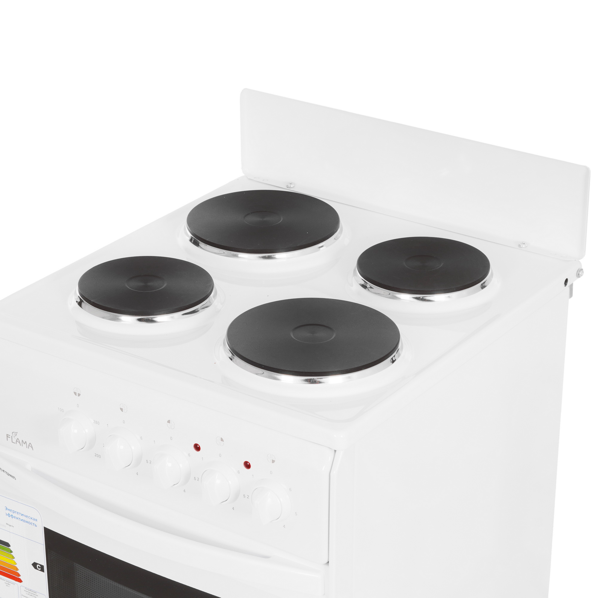 1027754 Электрическая плита FLAMA AE 1402 W белый Flama group STDN-0069616 - Вид №7