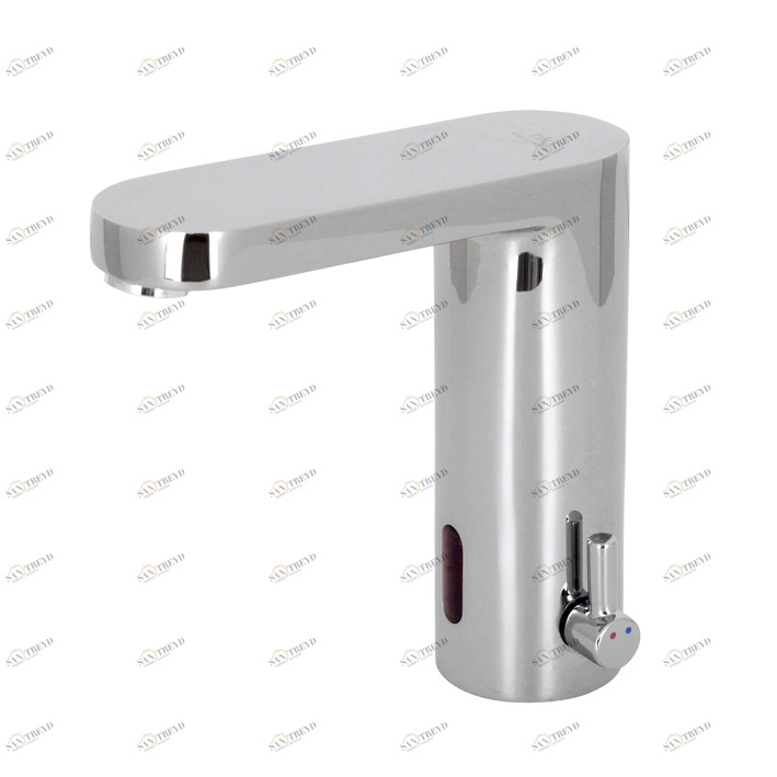 ОТЕЛИ - Смеситель для раковины с сенсорным управлением с двумя входами воды. Соединения 3/8 дюйма, без всплывающих отходов. Аккумулятор 3В. Аэратор «Плюс». Расход 5 л / мин. при 3 барах.  Hotels NOKEN 100108285  CHROME