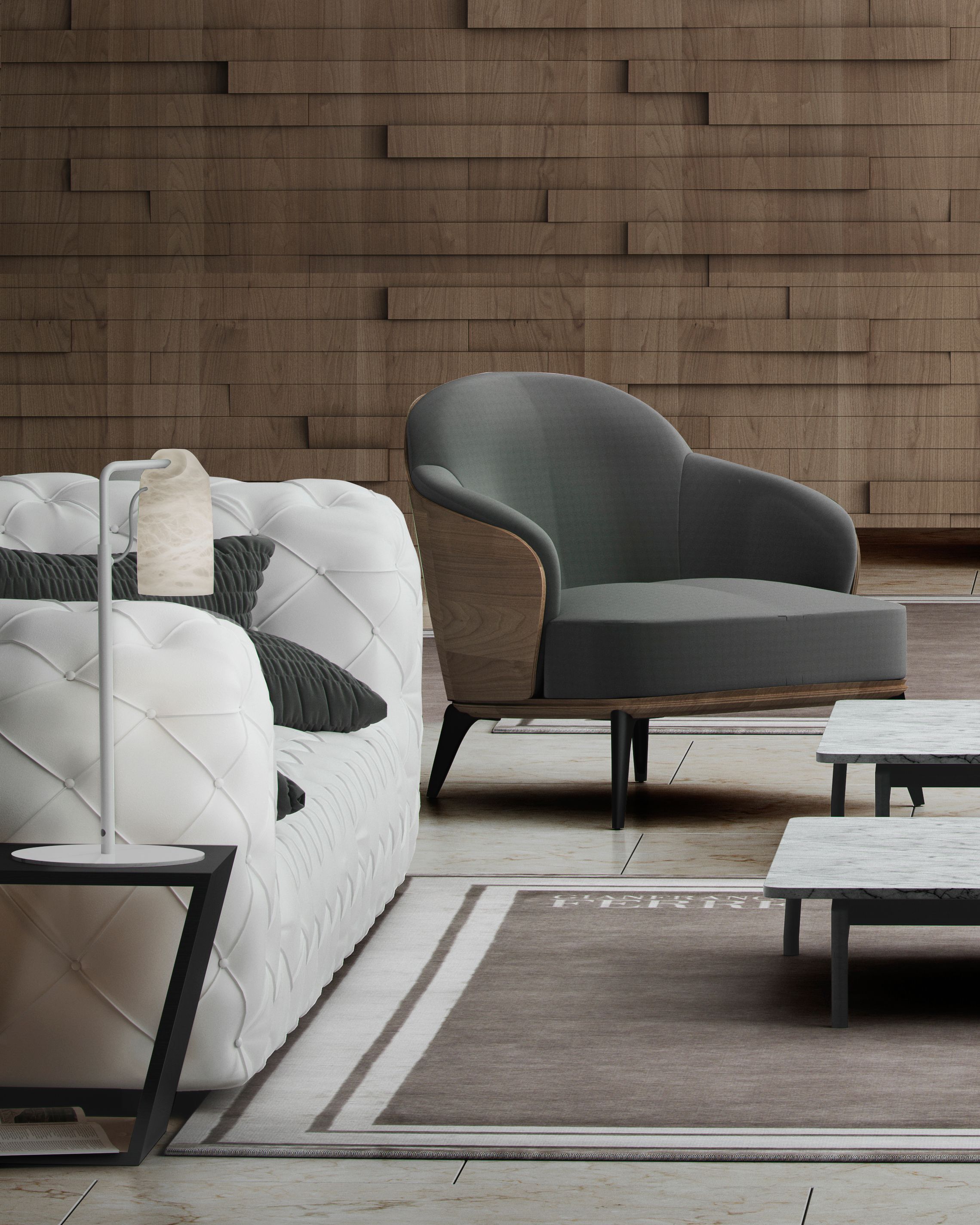 Настольная лампа из алебастра Alma light Paros Alabaster ARCH-00090226 - Вид №2