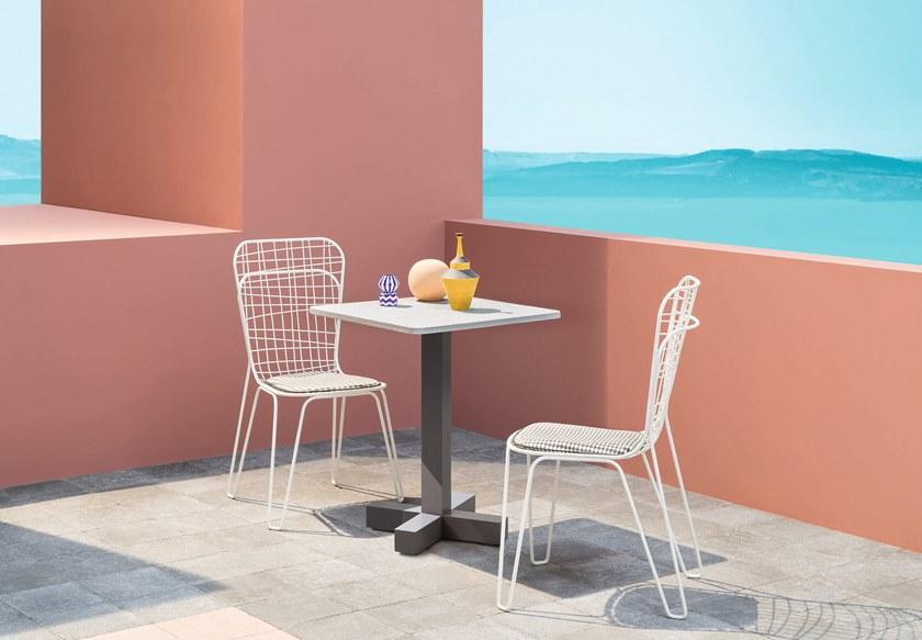 Gervasoni Квадратный садовый стол с бетонной столешницей Gervasoni outdoor sun-id-1464823 - Вид №1