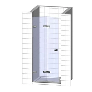 Душевая дверь в нишу 90x200 GK-862C стекло прозрачное 6 мм GUTEWETTER TREND DOOR