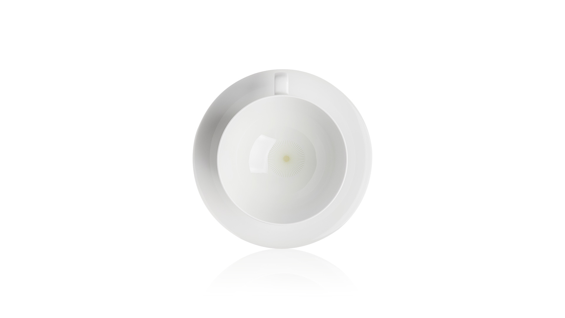 10609903 Furstenberg Чашка чайно-кофейная с блюдцем Furstenberg "Флюен. Идеальные линии" 300мл Фарфор, Керамика  - Вид №1