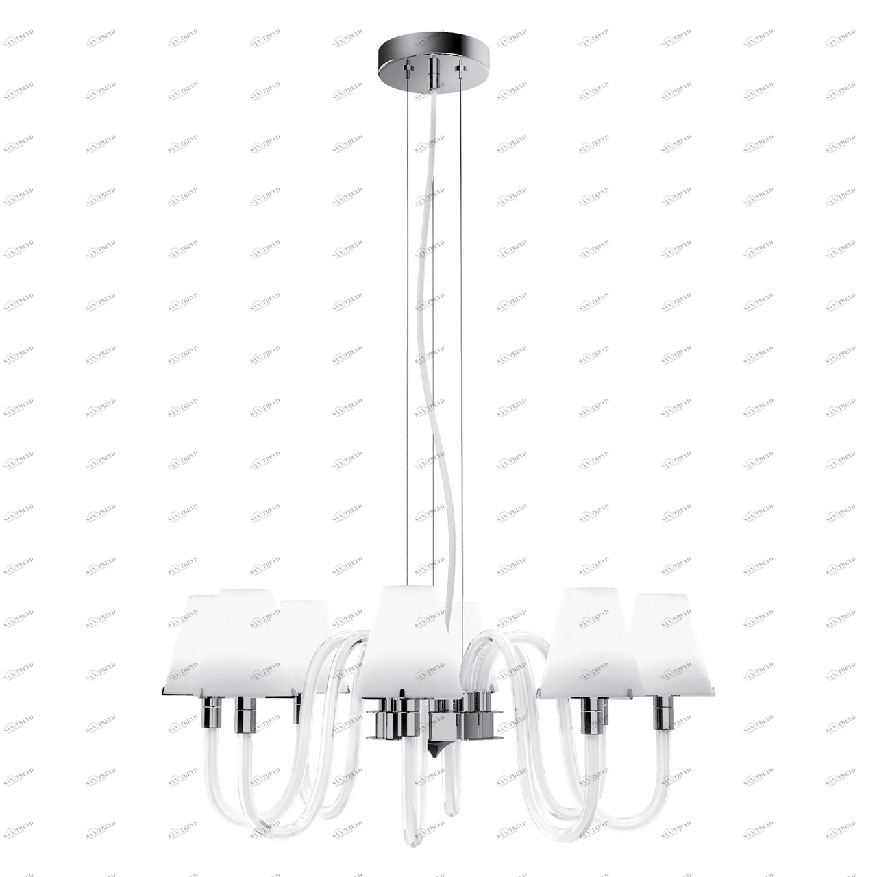 Подвесная люстра Lightstar Bianco 760086 LIGHTSTAR ДИЗАЙНЕРСКИЕ, BIANCO 056071 Белый 