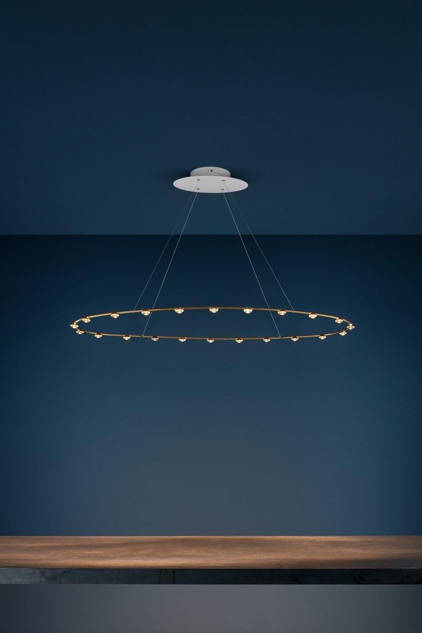 Catellani & Smith Светодиодный подвесной светильник из латуни Petites lentilles Pl22 - Вид №1