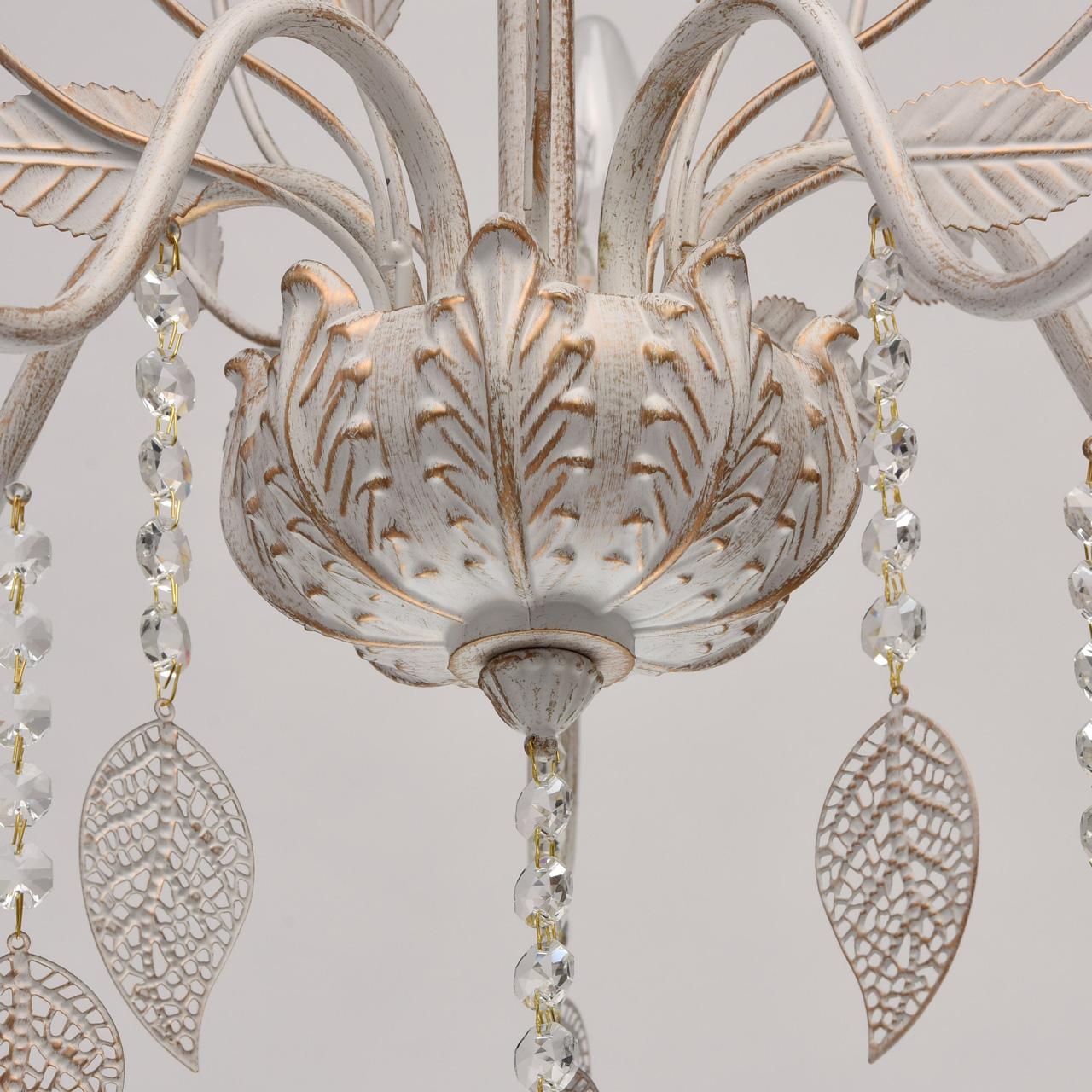 Подвесная люстра De Markt City Роса 5 422012005 бежевая DE MARKT РОСА 187020 Бежевый  - Вид №1