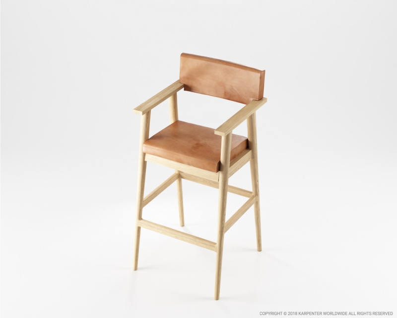 510_1119 Подлокотник барный с кожей Karpenter  - Вид №2