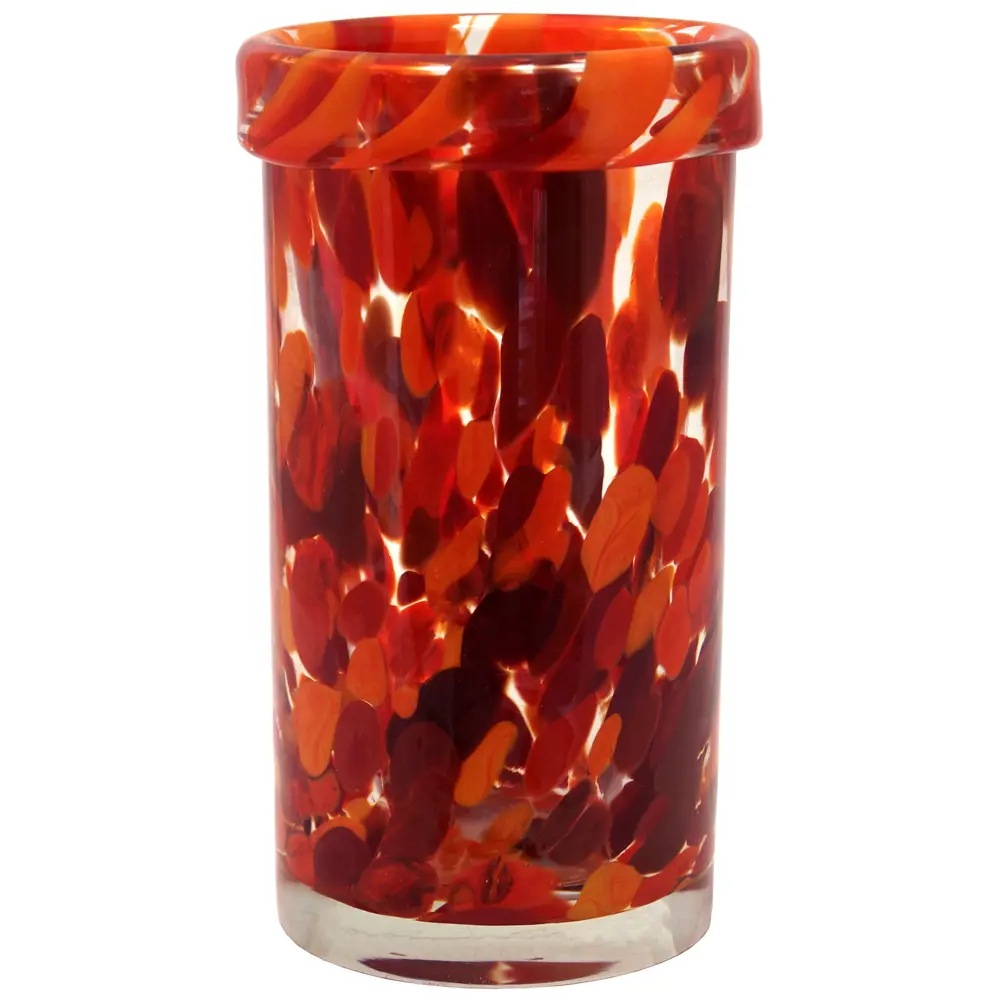 Ваза Томас стекло цвет красная 22 см EVIS STLM-2169041 - Вид №1