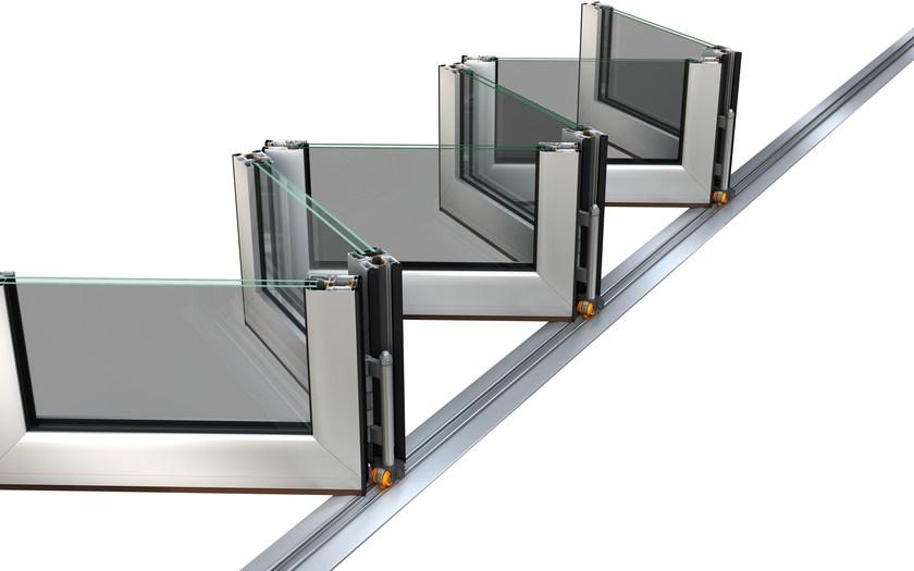 Alumil Складывающееся стеклянное окно из алюминия и стекла Smartia systems sun-id-1392356 - Вид №2